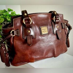 Dooney and Bourke Toledo Florentine leather satchel like new